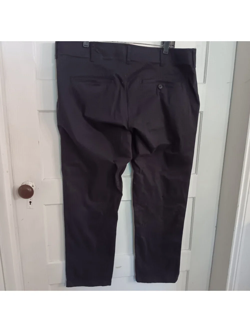 Lee Extreme Comfort Pants Men's Black Solid Outdoor Stretch Chino 40x29